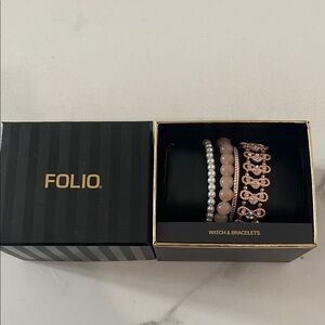 Rose Gold and Pearl Bracelet Collection